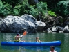 De bezigheid in de Ardeche: kanoen