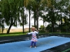 Trampoline springen