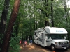 Zo stonden we op Rusnik Campground