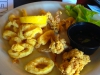 Calamaris met citrus chili dip