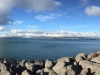 Vanaf waterkant Reykjavik