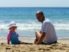 Spelen op het strand