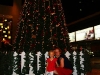 Rosalie met de kerstboom