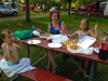 Thais bezorgd op de camping