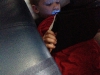 Op de grond past Florian ook