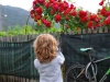 Rosalie fotos aan het maken