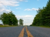 De weg naar de camping